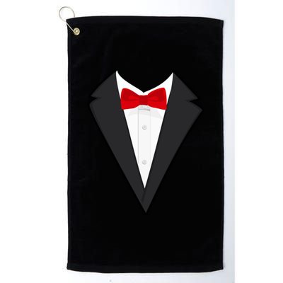 Classic Party Tuxedo Platinum Collection Golf Towel