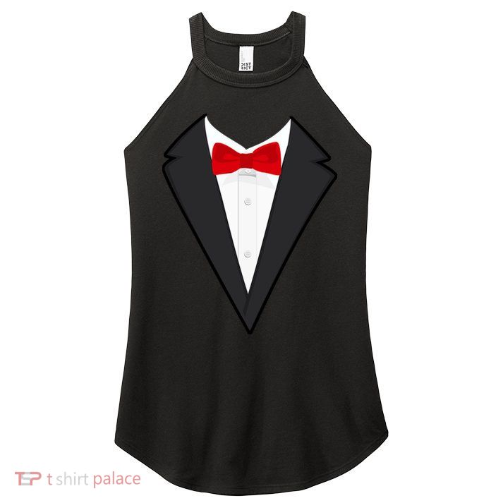 Classic Party Tuxedo Women's Perfect Tri Rocker Tank