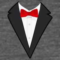 Classic Party Tuxedo 7-Panel Snapback Hat