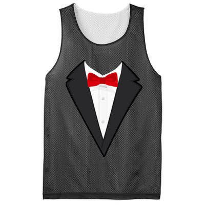 Classic Party Tuxedo Mesh Reversible Basketball Jersey Tank