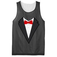 Classic Party Tuxedo Mesh Reversible Basketball Jersey Tank