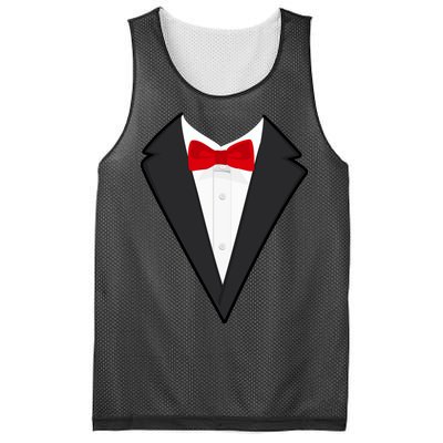 Classic Party Tuxedo Mesh Reversible Basketball Jersey Tank