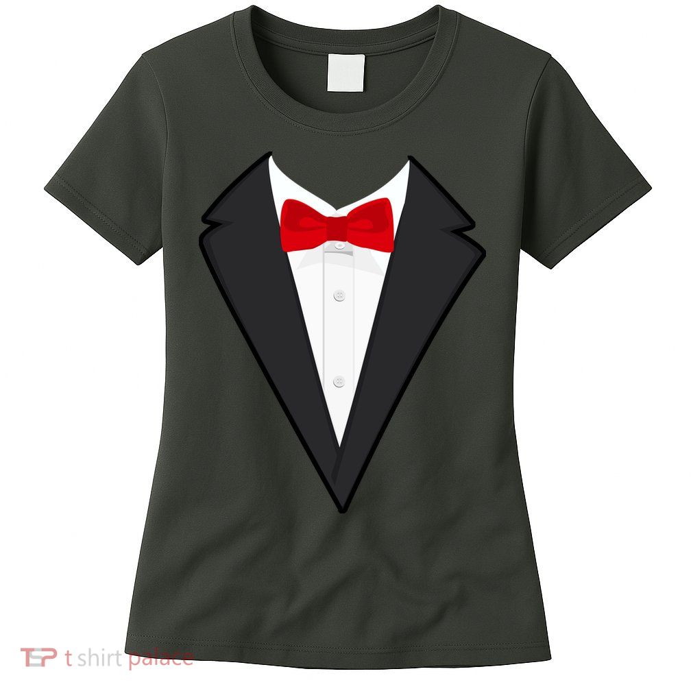 Classic Party Tuxedo Womens T-Shirt