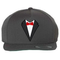 Classic Party Tuxedo Wool Snapback Cap