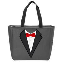 Classic Party Tuxedo Zip Tote Bag
