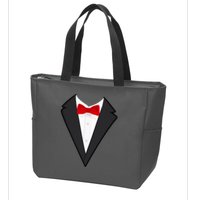 Classic Party Tuxedo Zip Tote Bag