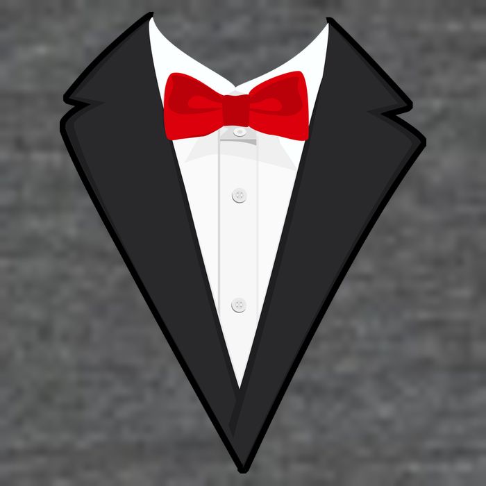Classic Party Tuxedo Zip Tote Bag