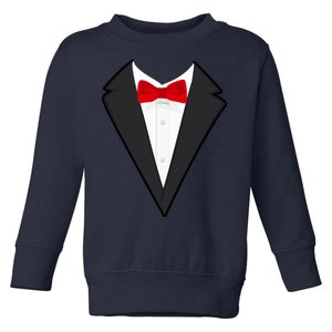 Classic Party Tuxedo Toddler Sweatshirt