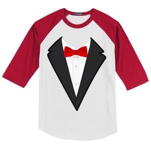 Classic Party Tuxedo Kids Colorblock Raglan Jersey