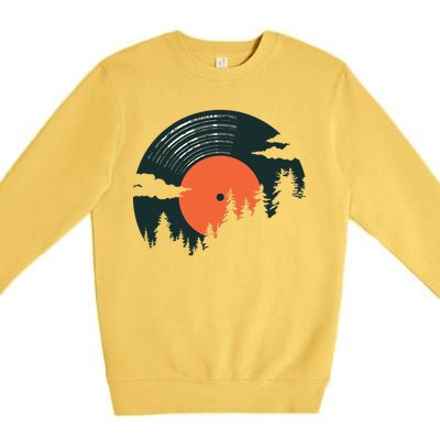 Classic Record Forest  Premium Crewneck Sweatshirt