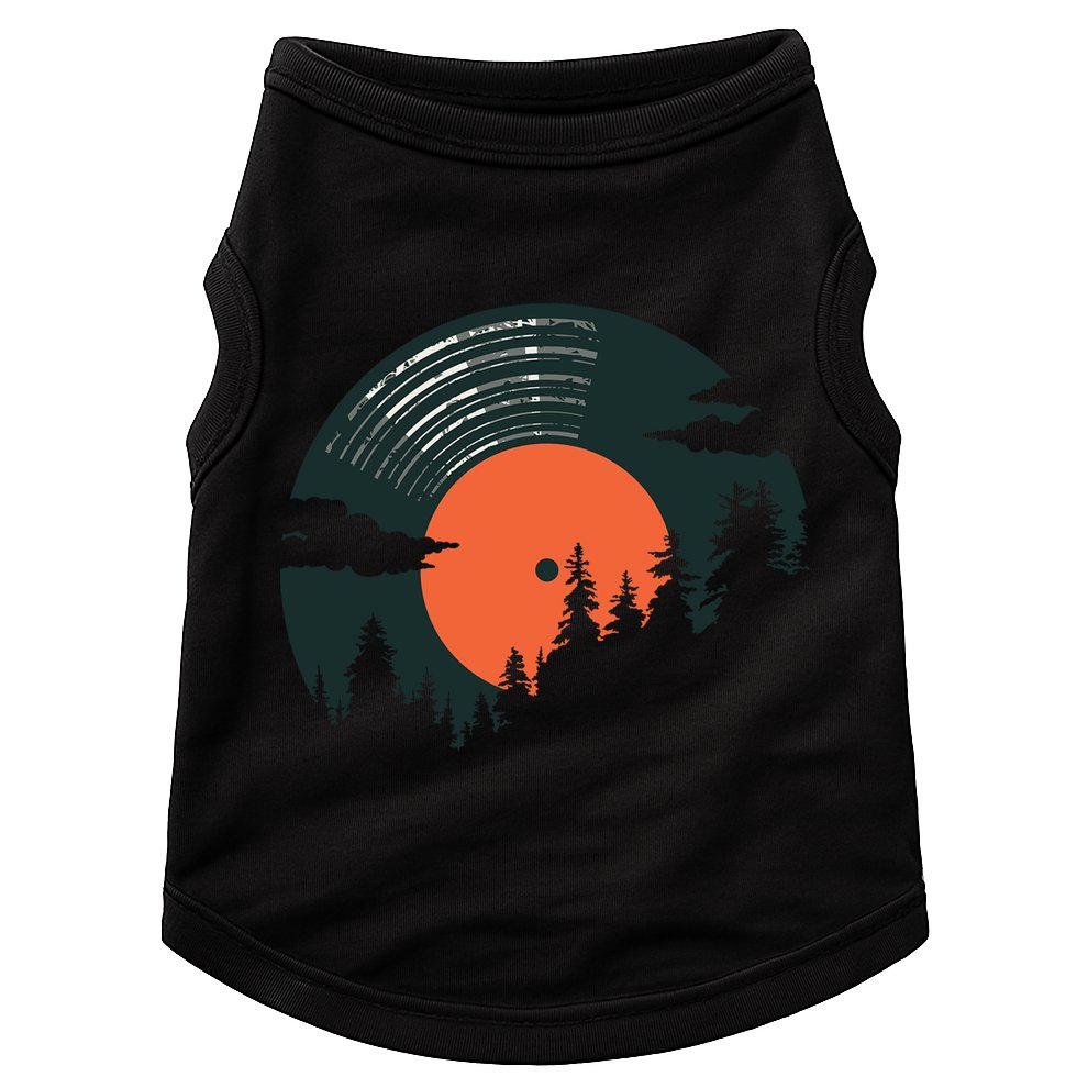 Classic Record Forest  Doggie Tank