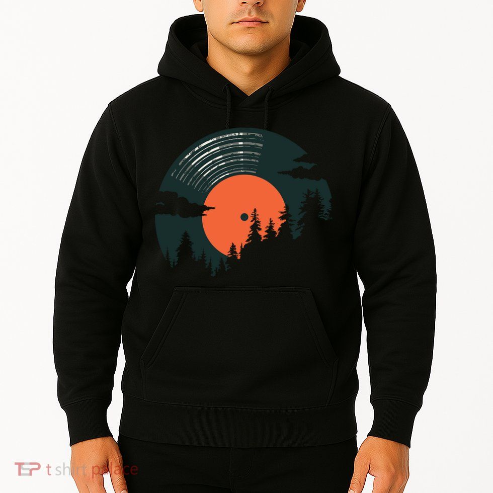 Classic Record Forest  Hoodie