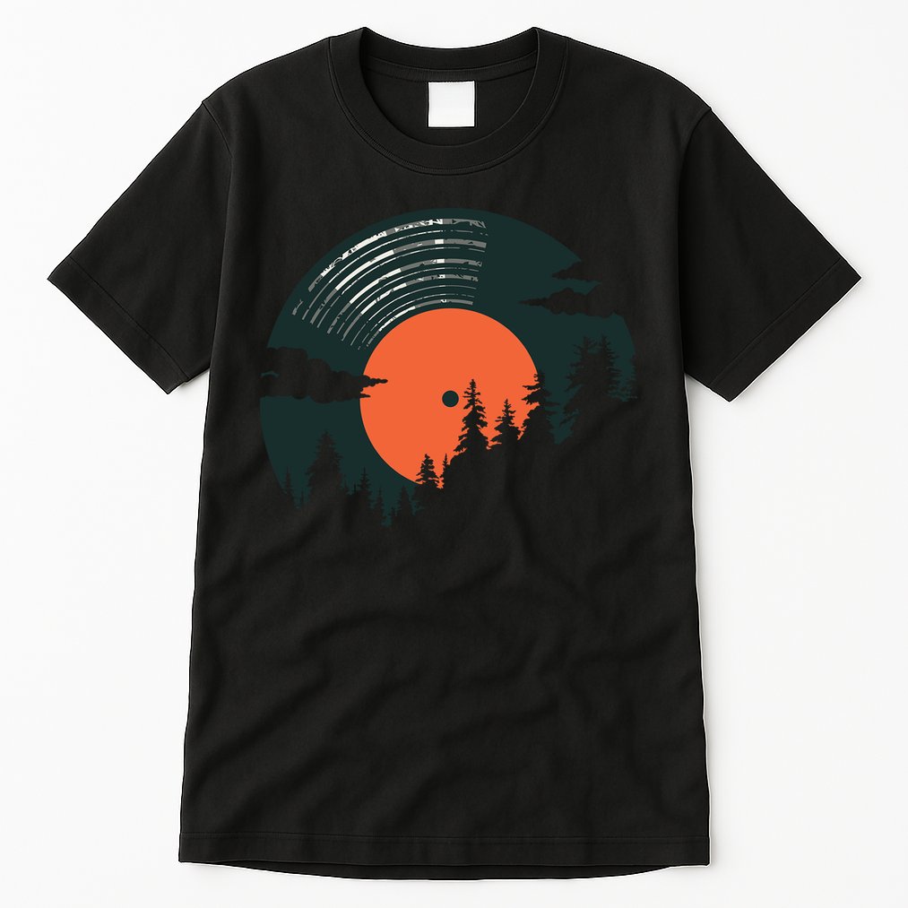 Classic Record Forest  Tall T-Shirt