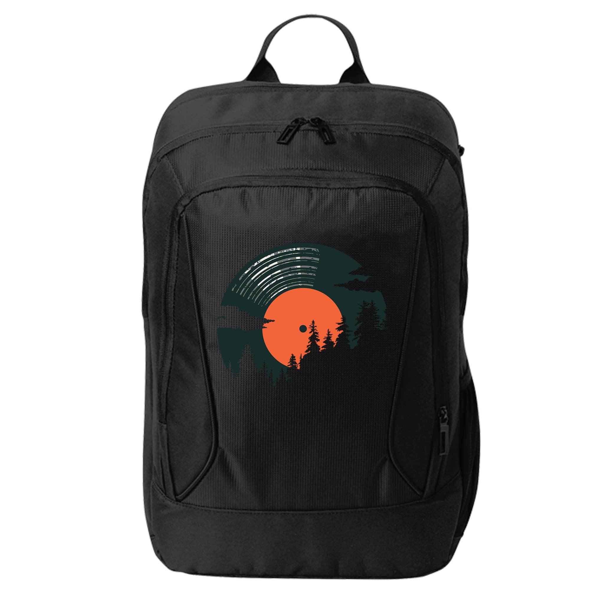 Classic Record Forest  City Backpack
