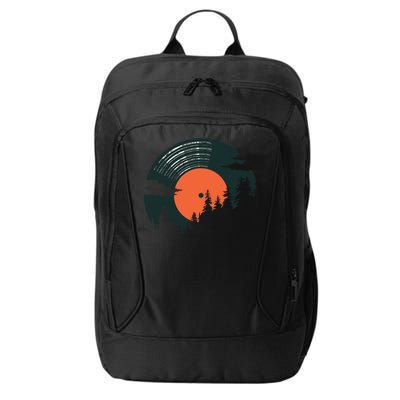 Classic Record Forest  City Backpack