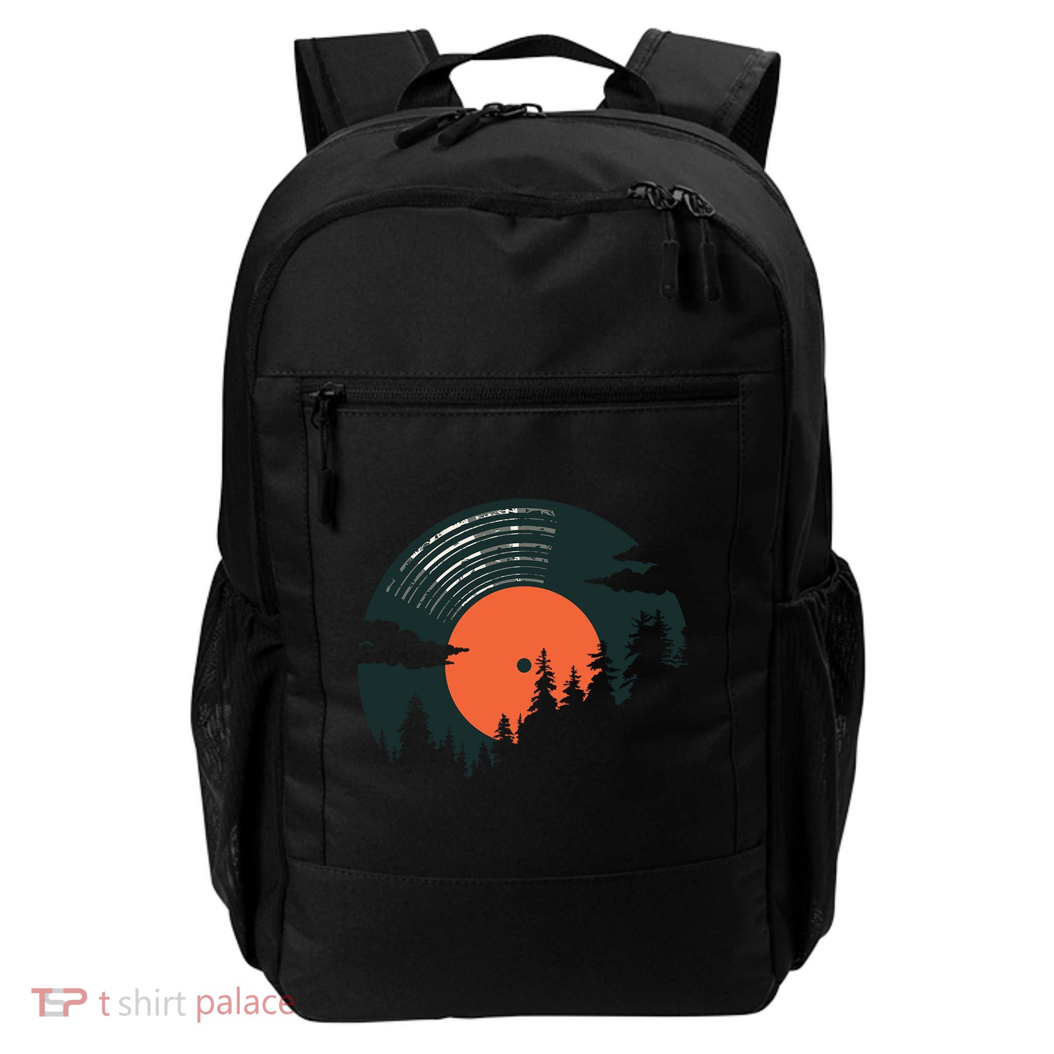 Classic Record Forest  Backpack