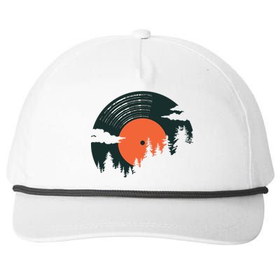 Classic Record Forest  Snapback Five-Panel Rope Hat