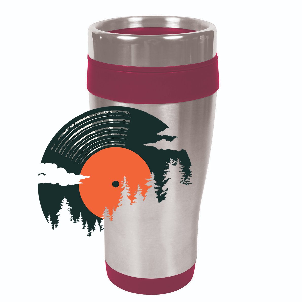 Classic Record Forest  15oz Campfire Ceramic Mug