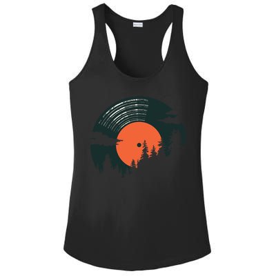 Classic Record Forest  Ladies PosiCharge Competitor Racerback Tank