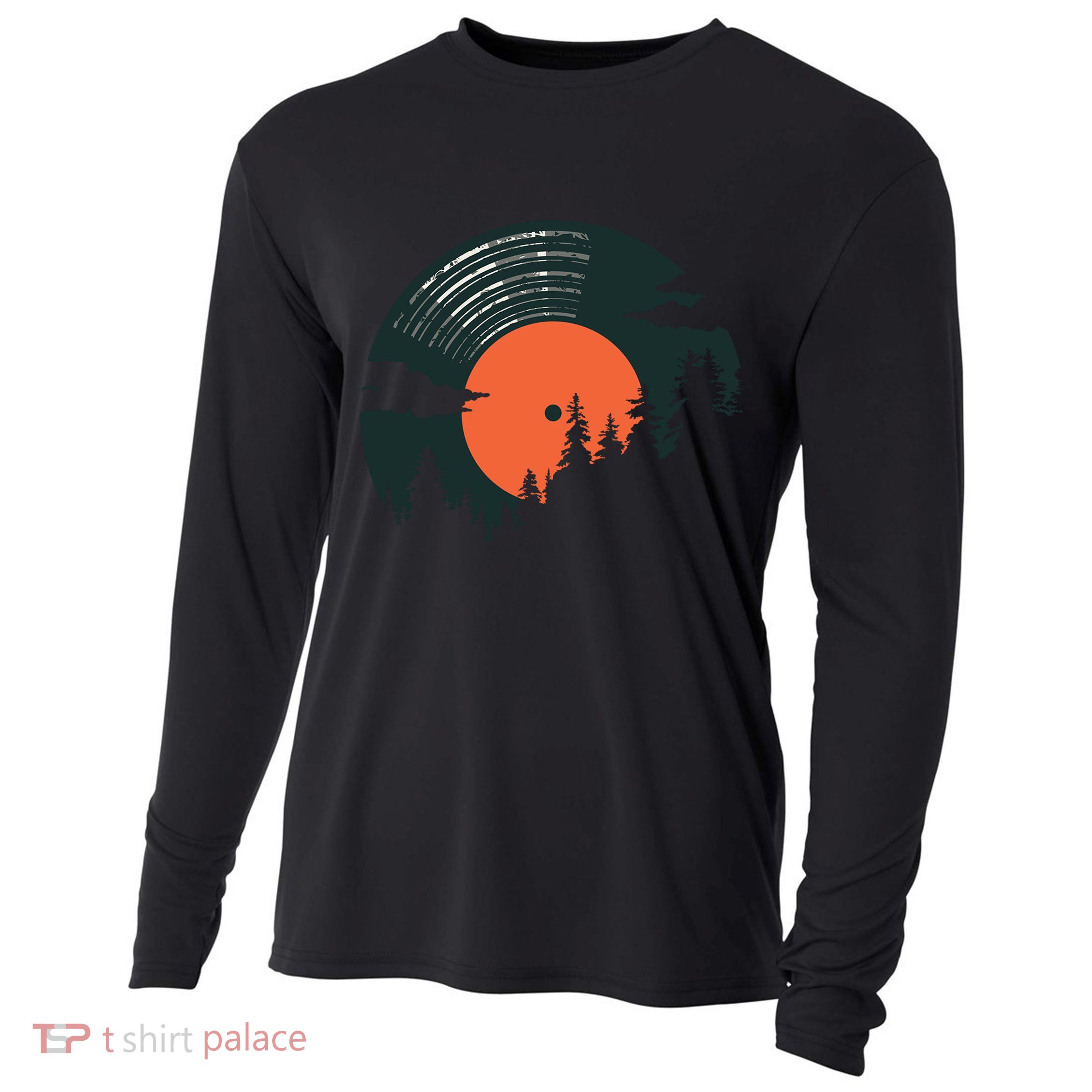 Classic Record Forest  Cooling Performance Long Sleeve Crew