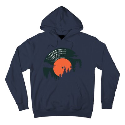 Classic Record Forest  Hoodie