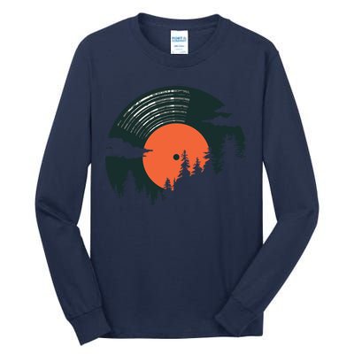 Classic Record Forest  Tall Long Sleeve T-Shirt