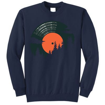 Classic Record Forest  Tall Sweatshirt