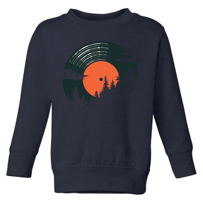 Classic Record Forest  Toddler Sweatshirt