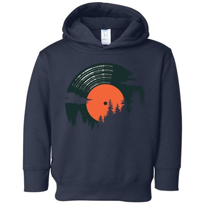 Classic Record Forest  Toddler Hoodie