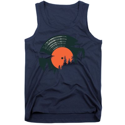 Classic Record Forest  Tank Top