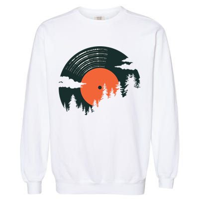 Classic Record Forest  Garment-Dyed Sweatshirt
