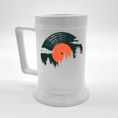 Classic Record Forest  Beer Stein