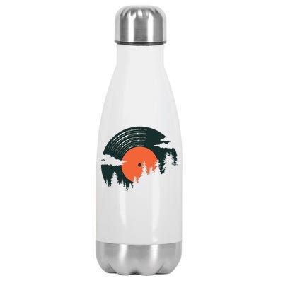 Classic Record Forest  Stainless Steel Insulated Water Bottle