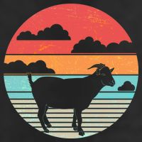 Classic Retro Goat Microfiber Hand Towel
