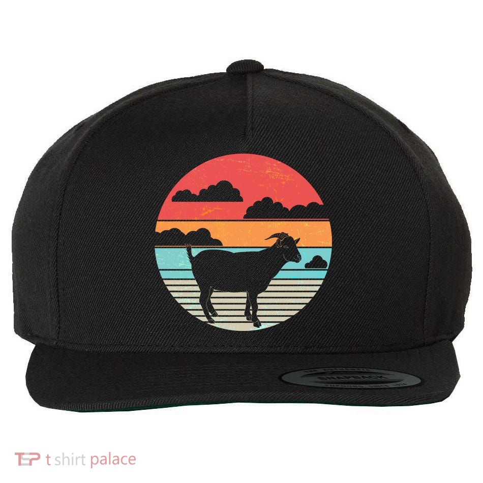 Classic Retro Goat Wool Snapback Cap