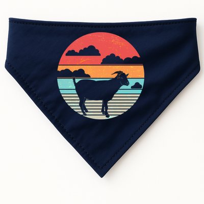 Classic Retro Goat USA-Made Doggie Bandana