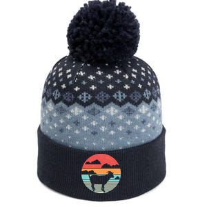 Classic Retro Goat The Baniff Cuffed Pom Beanie