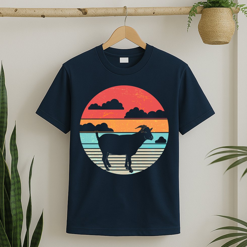 Classic Retro Goat T-Shirt