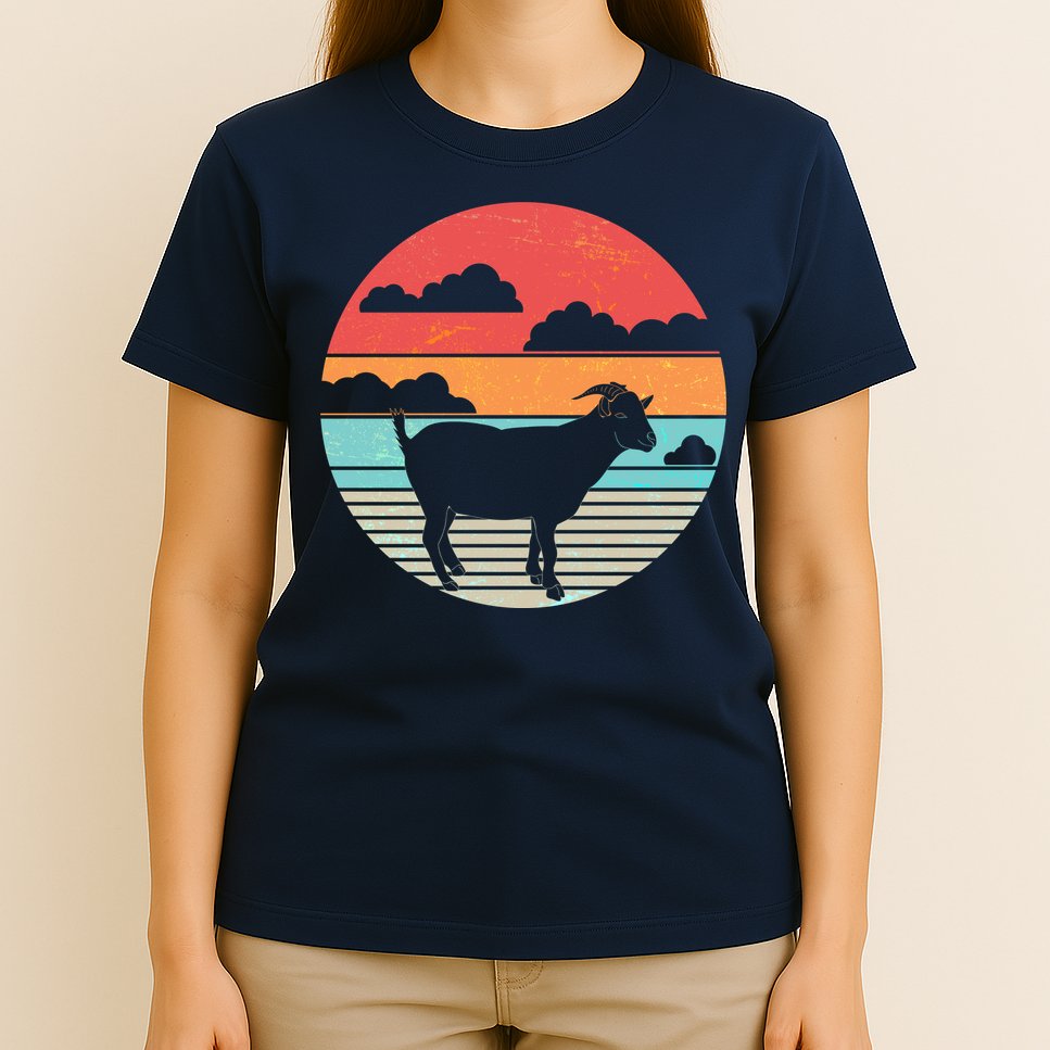 Classic Retro Goat T-Shirt