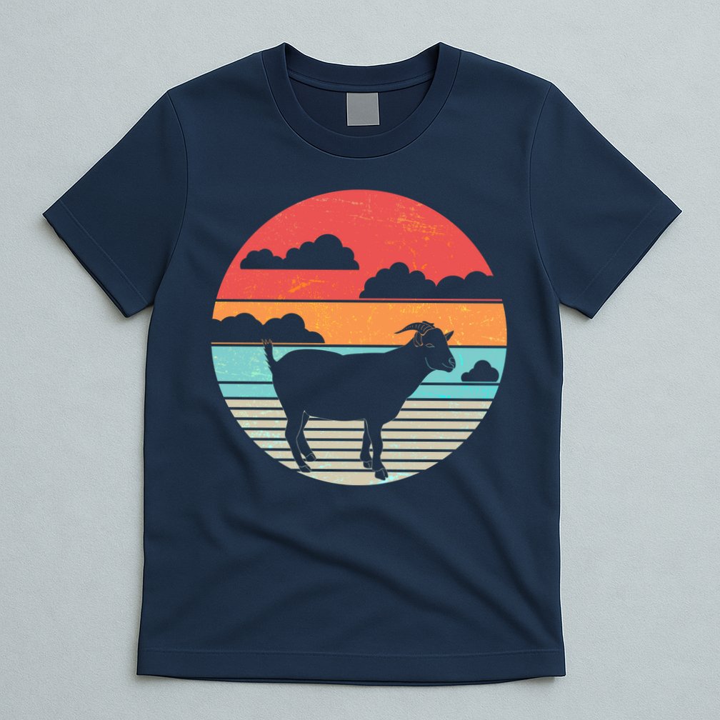Classic Retro Goat T-Shirt