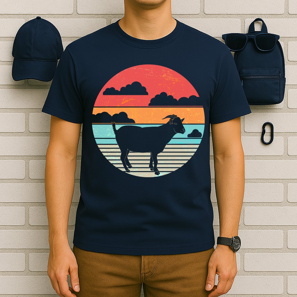Classic Retro Goat T-Shirt