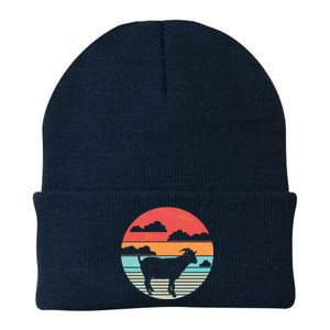 Classic Retro Goat Knit Cap Winter Beanie