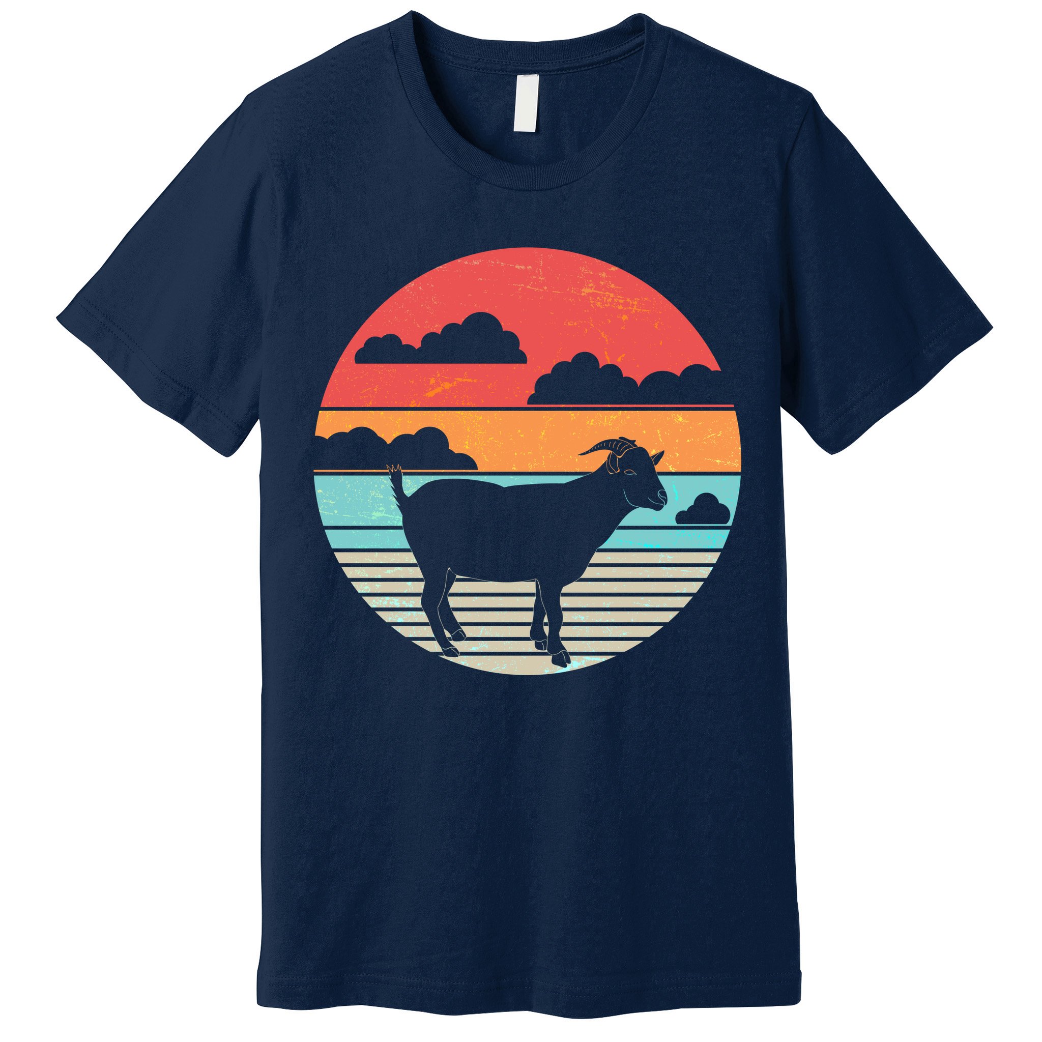 Classic Retro Goat Premium T-Shirt