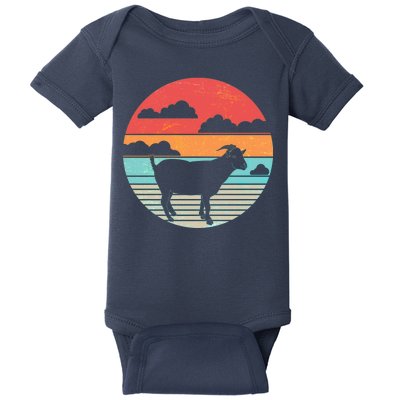 Classic Retro Goat Baby Bodysuit