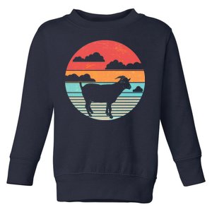 Classic Retro Goat Toddler Sweatshirt