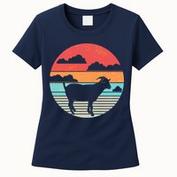 Classic Retro Goat Womens T-Shirt