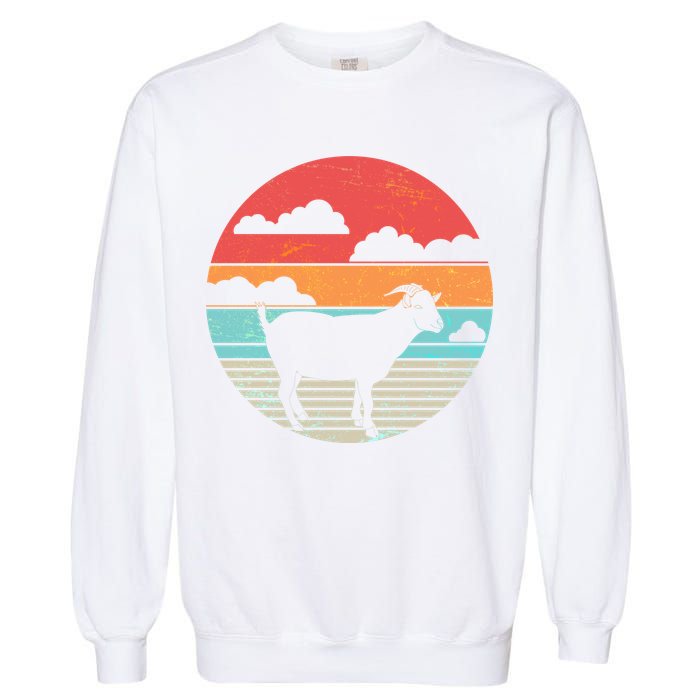 Classic Retro Goat Garment-Dyed Sweatshirt