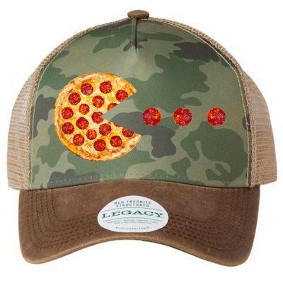 Classic Retro Pizza Lover Video Game Legacy Tie Dye Trucker Hat