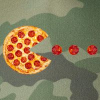 Classic Retro Pizza Lover Video Game Legacy Tie Dye Trucker Hat
