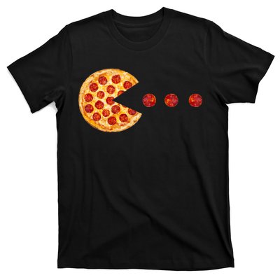 Classic Retro Pizza Lover Video Game T-Shirt